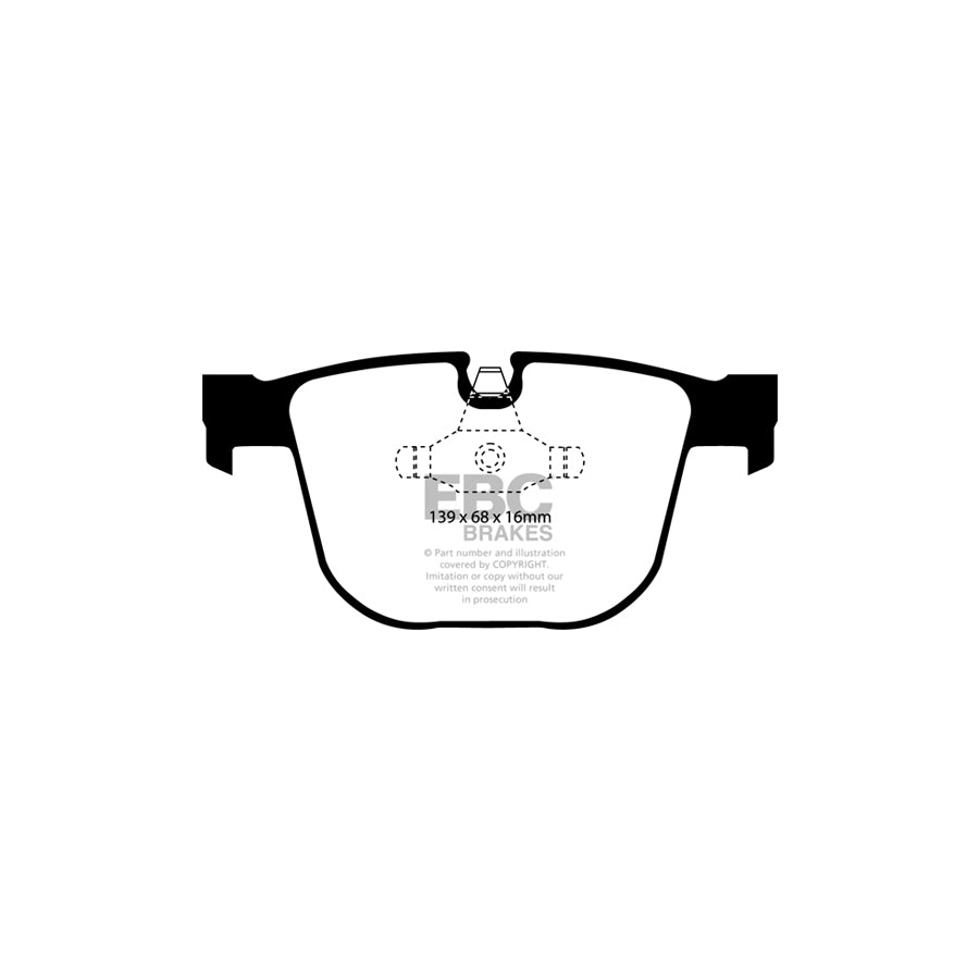 EBC DP81451RPX BMW RP-X Full Race Rear Brake Pads - ATE Caliper 2 | ML Performance UK Car Parts