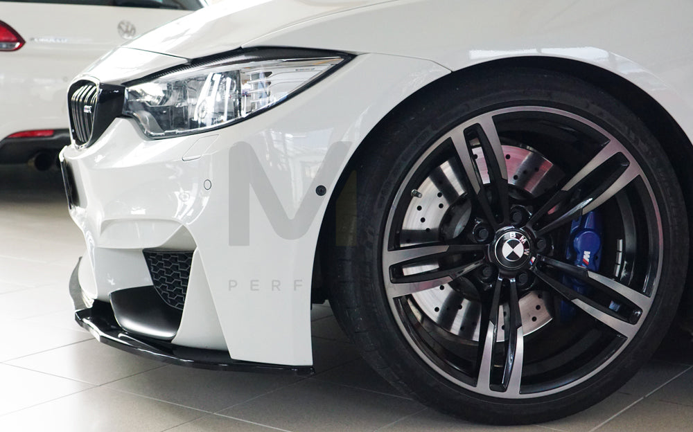 Rieger 00088125 BMW 4 Series F80 F82 F83 Front Splitter (M3 & M4) 7 | ML Performance UK Car Parts