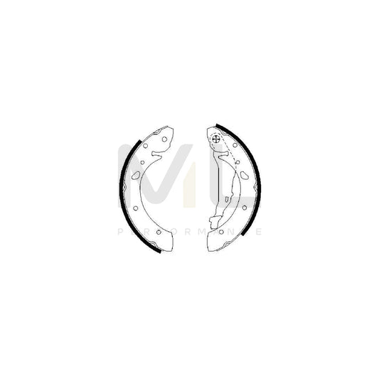 BOSCH 0 986 487 572 Brake Shoe Set for TOYOTA AVENSIS | ML Performance Car Parts