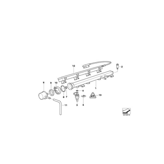 Genuine BMW 13531734355 E36 E34 Injection Tube HC1/2 (Inc. 316i 1.6, 318ti & 318i) | ML Performance UK Car Parts