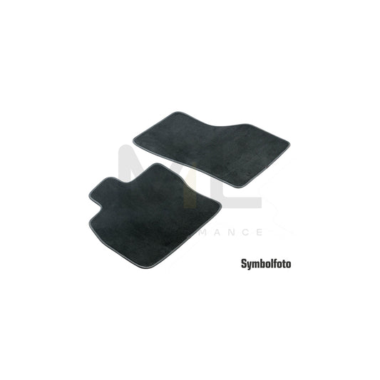 WALSER Tailored 80753 Floor mat set for VW TRANSPORTER Textile, Front, Quantity: 2, Black | ML Performance Car Parts