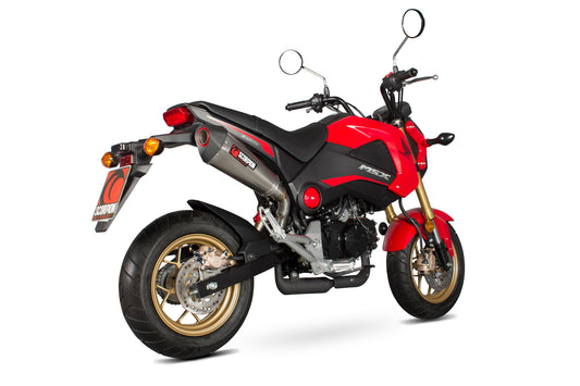 Scorpion RHA170SEO Honda MSX125 Grom Serket Taper Slip-On - Brushed Stainless Steel Sleeve | ML Performance UK UK