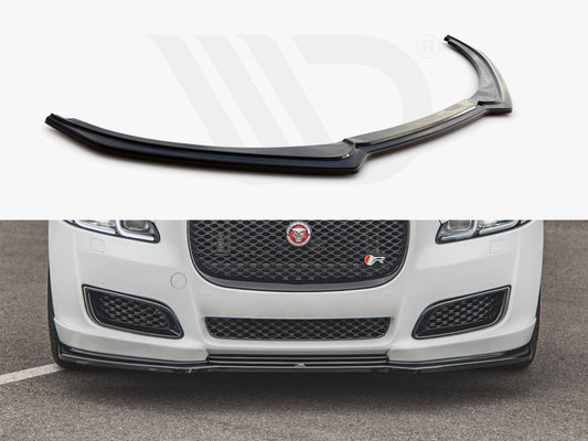 Maxton Design JA-XJ-4F2-FD1T Front Splitter Jaguar Xj X351 Facelift | ML Performance UK Car Parts