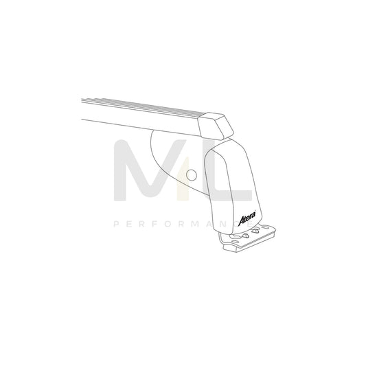 ATERA SIGNO 044116 Roof bars for cars without rails, 137 cm, 100 kg, Steel | ML Performance Car Parts