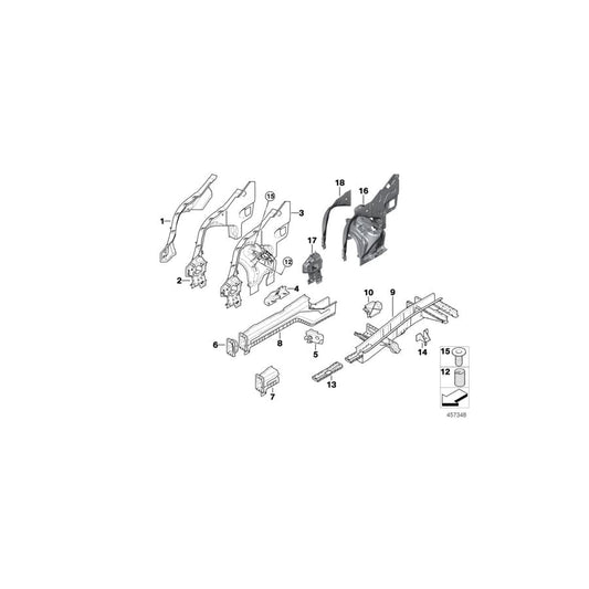 Genuine BMW 07147046334 E71 E70 E72 Threaded Plug M6X12MM (Inc. X5 50iX, X5 3.0si & X5 3.0d) | ML Performance UK Car Parts