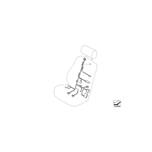 Genuine BMW 61129155600 E70 Wiring Set Seat, Driver'S Side (Inc. X5 3.5d, X5 4.8i & X5 3.0si) | ML Performance UK Car Parts