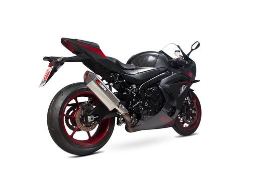 Scorpion RSI123SEO Suzuki GSX-R1000 Serket Parallel Slip-On - Brushed Stainless Steel Sleeve | ML Performance UK UK