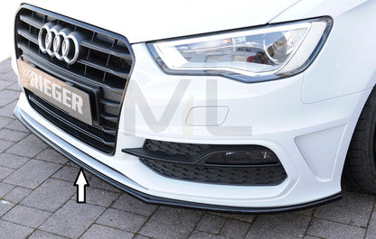 Rieger 00088115 Audi 8V Front Splitter (A3 & S3) 1 | ML Performance UK Car Parts