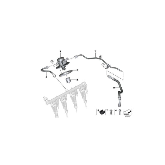 Genuine BMW 13538685979 G20 Fuel Hose (Inc. M340iX, M340i & 330i) | ML Performance UK Car Parts