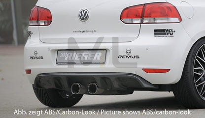 Rieger 00059514 VW Mk6 Golf Rear Diffuser 1 | ML Performance UK Car Parts