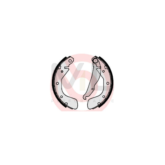 BREMBO S 59 511 Brake Shoe Set with handbrake lever | ML Performance Car Parts