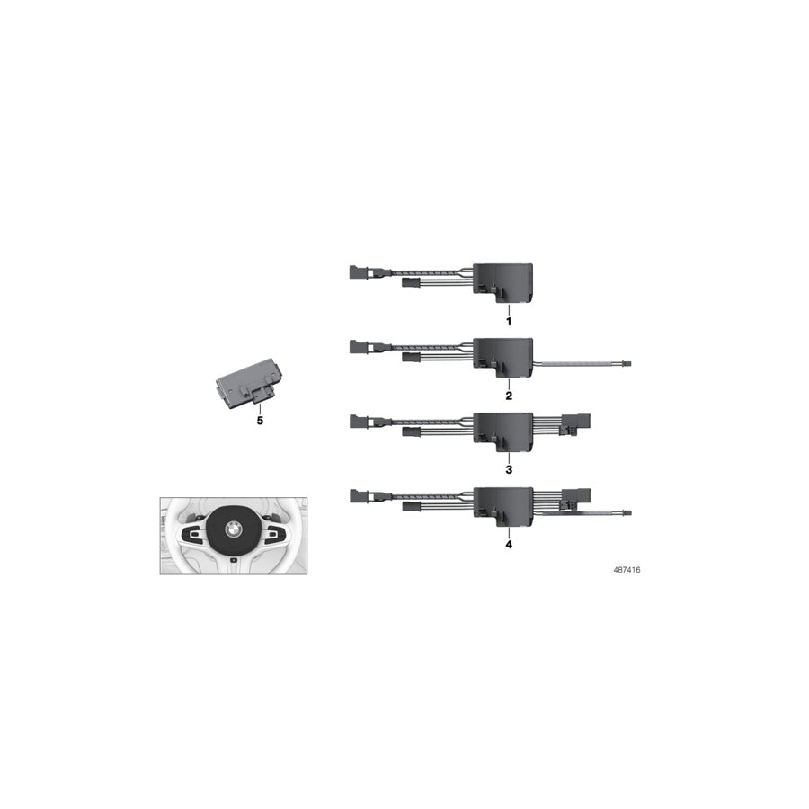 Genuine BMW 61317857782 F91 M F90 Control Unit, Steering Wheel Electronics (Inc. X3 M, X4 M & M5) | ML Performance UK
