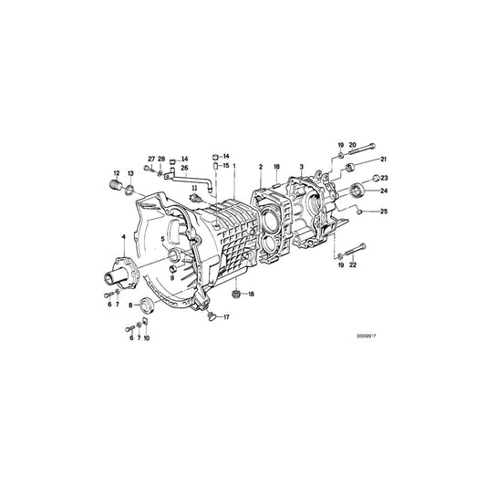Genuine BMW 23131222294 E34 Vent Pipe (Inc. M5 & M5 3.8) | ML Performance UK Car Parts