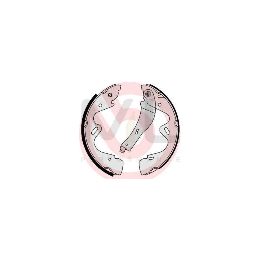 BREMBO S 56 517 Brake Shoe Set for NISSAN Terrano II Off-Road (R20) with handbrake lever | ML Performance Car Parts