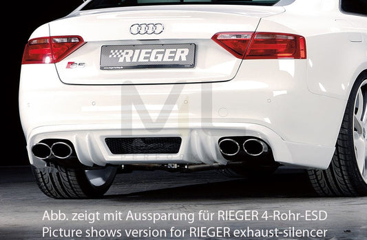 Rieger 00055439 Audi B8 B81 S5 Rear Diffuser 1 | ML Performance UK Car Parts