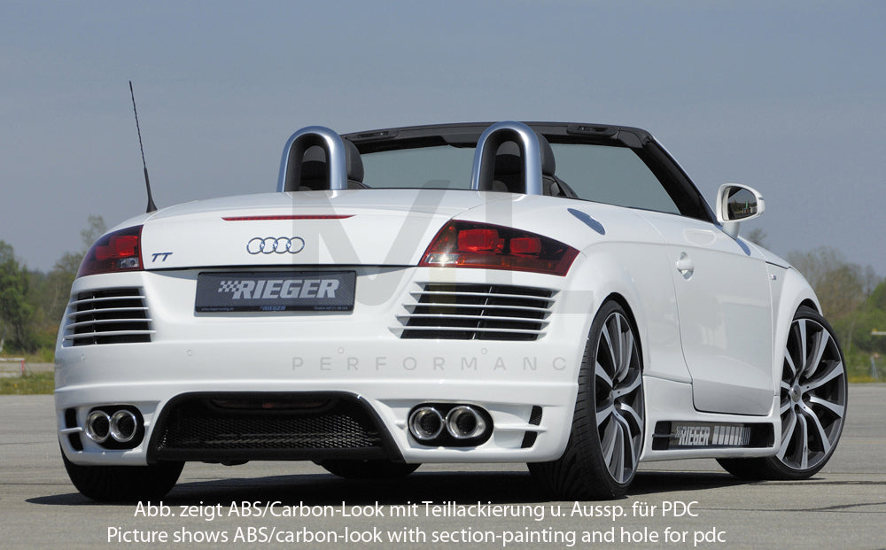 Rieger 00099051 Audi 8J TT Rear Bumper 9 | ML Performance UK Car Parts