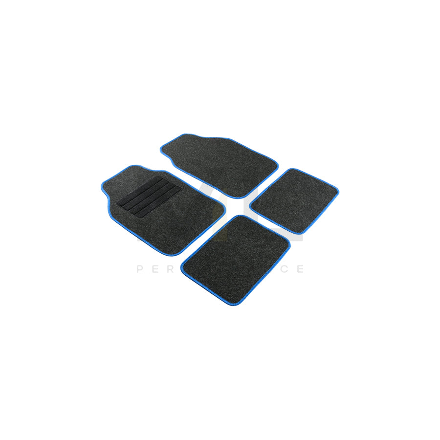 WALSER Regio 29057 Floor mat set Textile, Front and Rear, Quantity: 4, Anthracite | ML Performance Car Parts