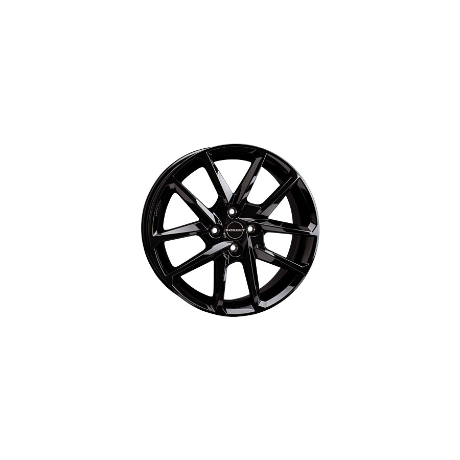 Borbet N 7x17 ET38 N 70738100464,0BG Glossy Black Wheel | ML Performance UK Car Parts