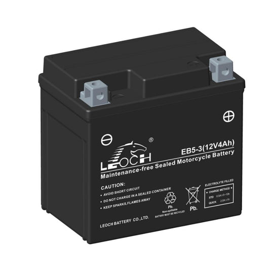 LT5-3 Leoch Powerstart AGM Motorcycle Battery | ML Performance UK Car Parts