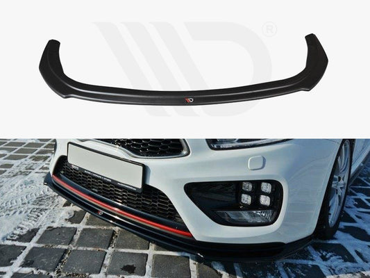 Maxton Design KI-CE-2-GT-FD1T Front Splitter V.1 Kia Cee'd Gt MK2 (2013-2018) | ML Performance UK Car Parts