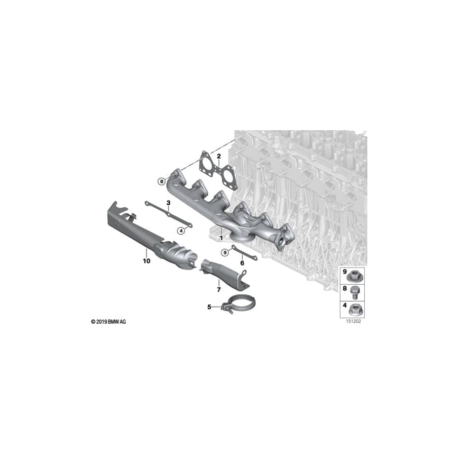 Genuine BMW 11627797684 E92 E70 E60 Heat Protection Shield (Inc. 730d, X5 3.0d & 530d) | ML Performance UK Car Parts