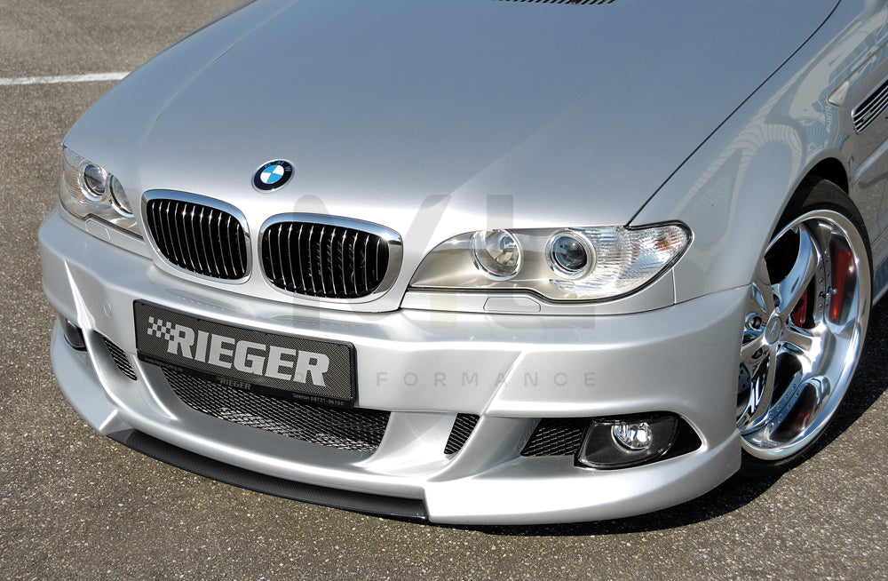 Rieger 00050245 BMW 3 Series E46 Front Bumper 1 | ML Performance UK Car Parts