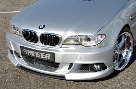 Rieger 00050245 BMW 3 Series E46 Front Bumper 1 | ML Performance UK Car Parts