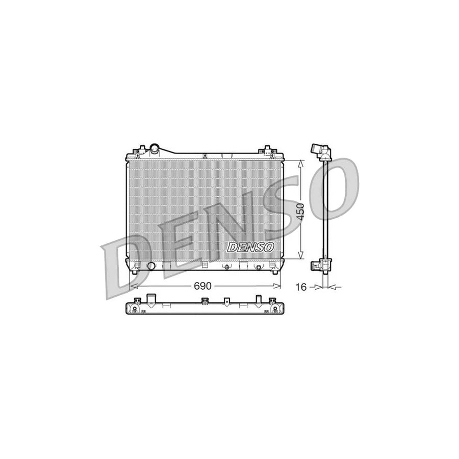 Denso DRM47011 Drm47011 Engine Radiator For Suzuki Grand Vitara Ii Off-Road (Jt, Te, Td) | ML Performance UK