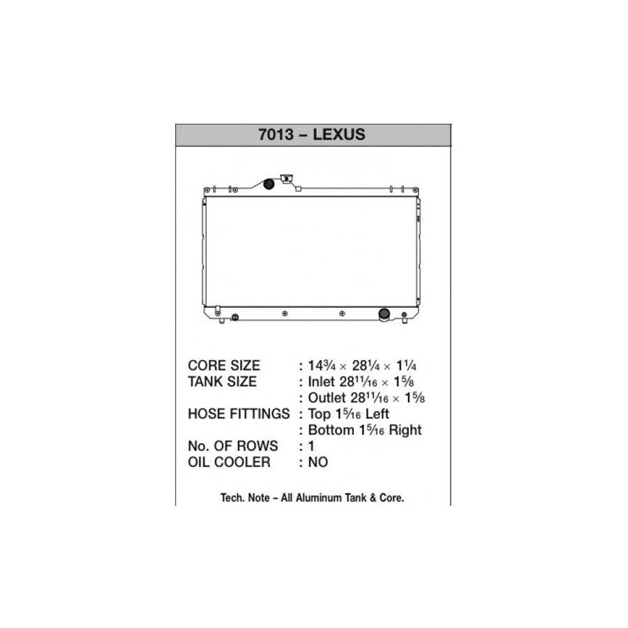 CSF Race Radiator For 01-05 Lexus IS300 | ML Performance UK Car Parts