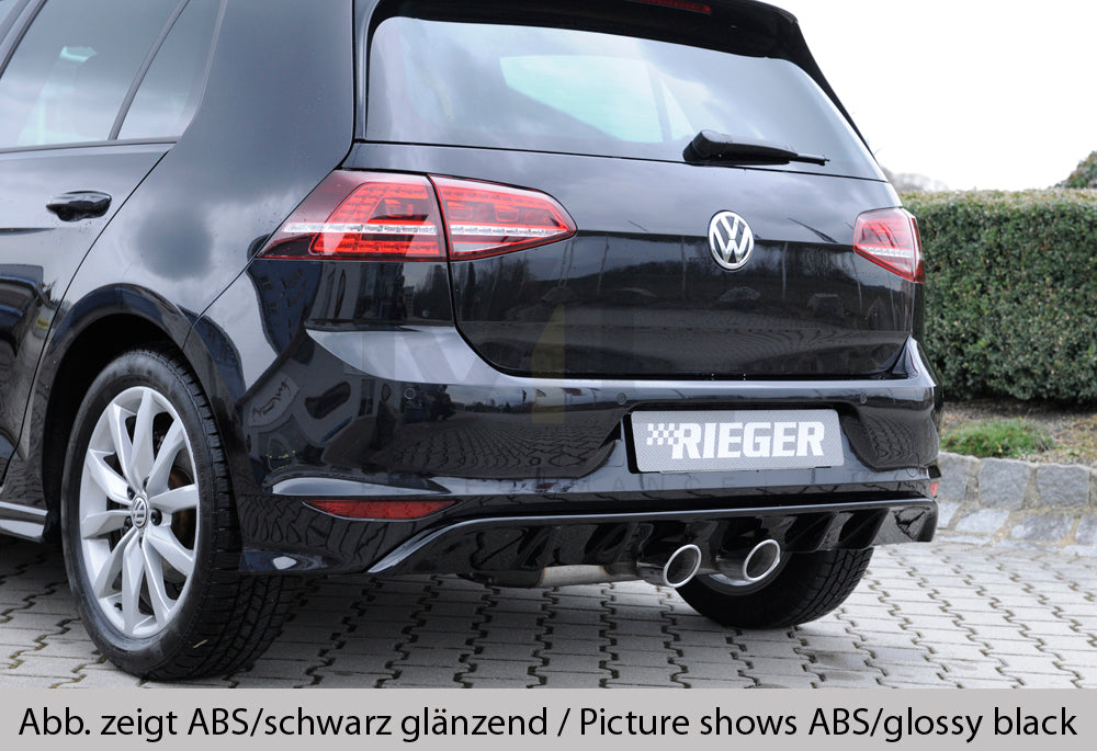 Rieger 00059573 VW Mk7-Line Golf R Rear Diffuser 4 | ML Performance UK Car Parts
