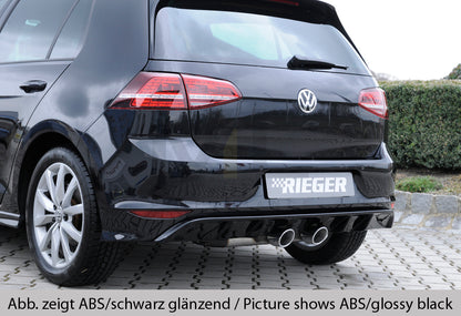 Rieger 00059573 VW Mk7-Line Golf R Rear Diffuser 4 | ML Performance UK Car Parts