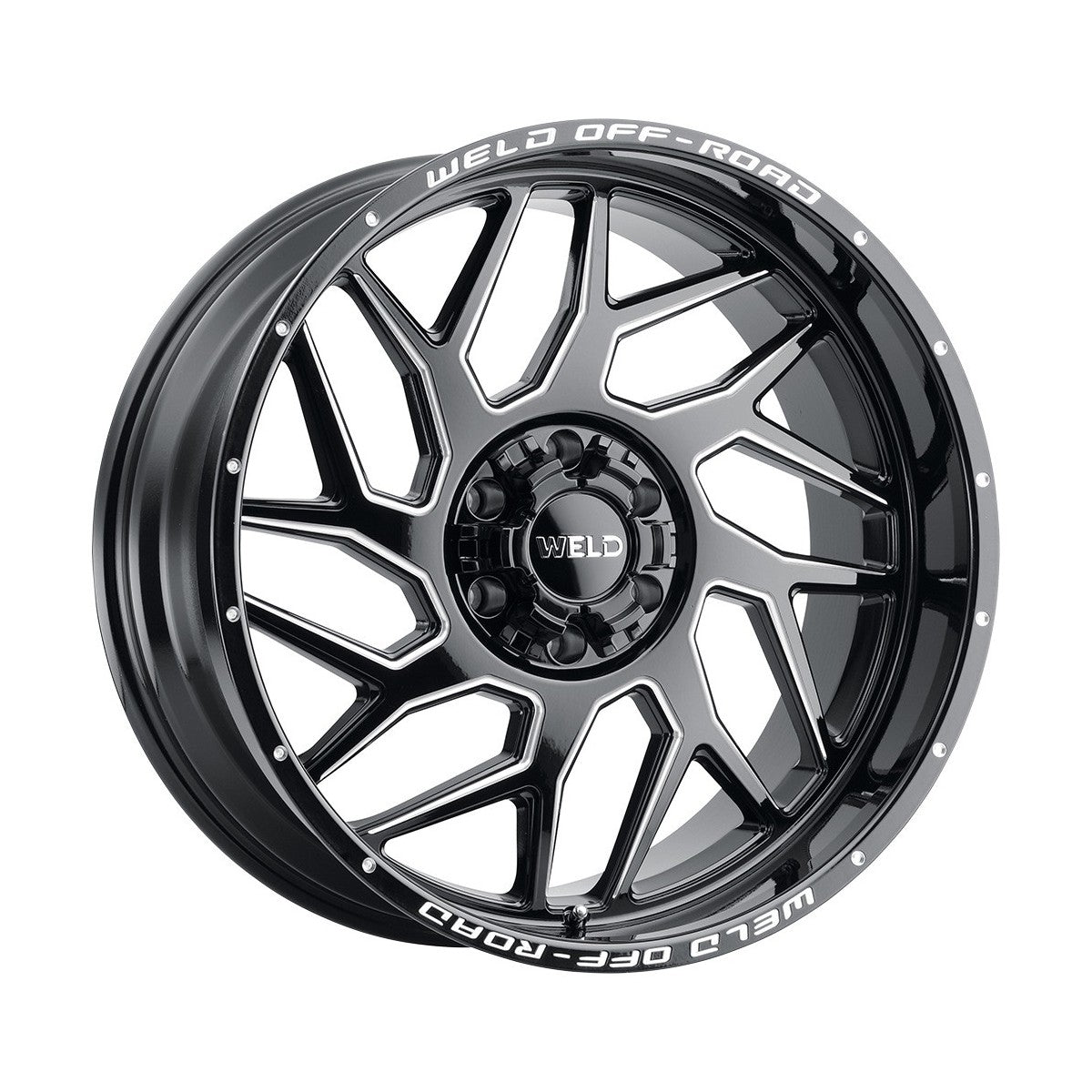 Weld W11720098475-P2 Fulcrum W117 Wheel 22x10 6x139.7 ET-18 BS4.75 Gloss Black MIL