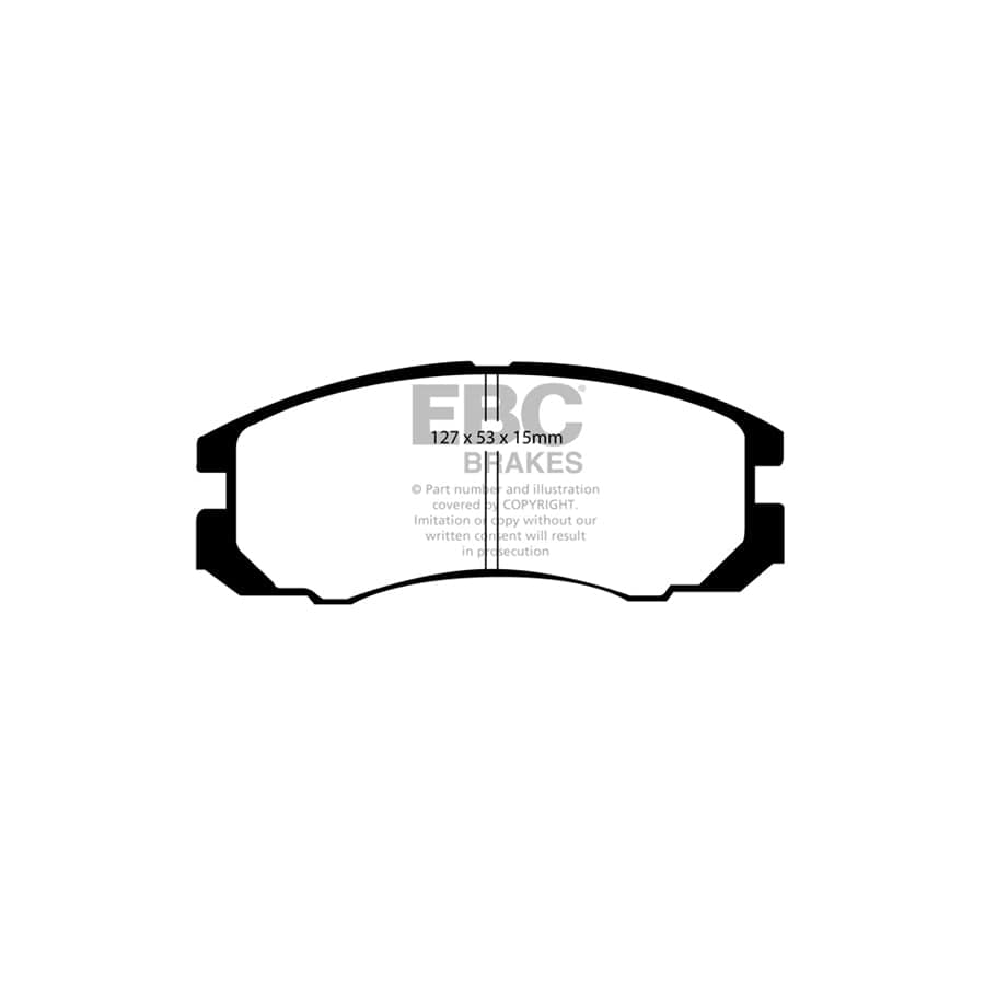 EBC PDKF1926 Toyota Camry Ultimax Front Brake Pad & Plain Disc Kit - Akebono Caliper 2 | ML Performance UK Car Parts