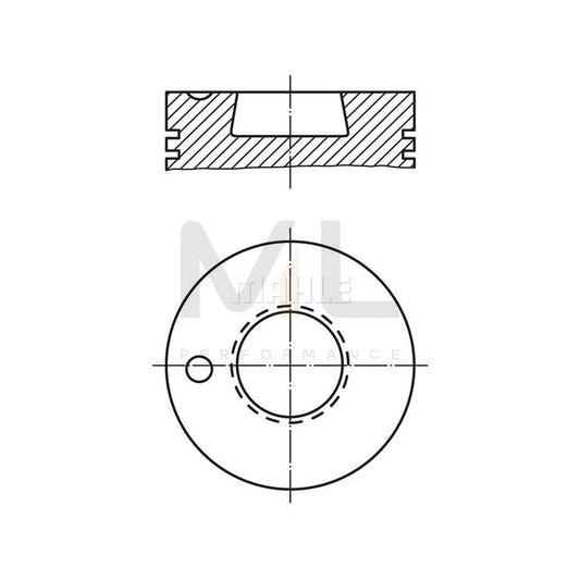 MAHLE ORIGINAL 003 21 10 Piston 128 mm | ML Performance Car Parts