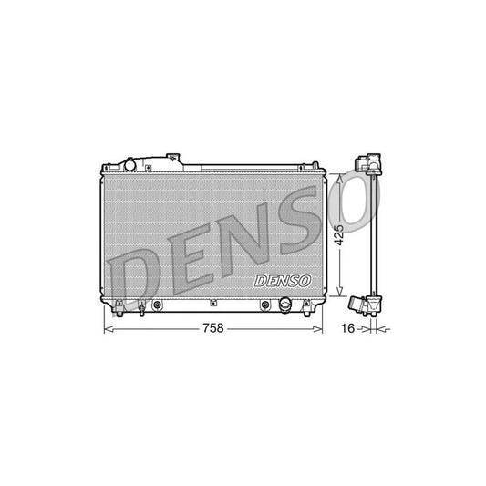 Denso DRM51003 Drm51003 Engine Radiator For Lexus Ls Iii (Xf30) | ML Performance UK
