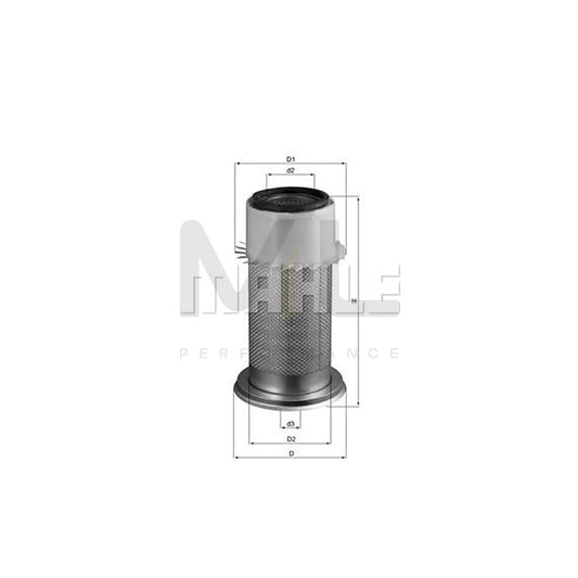 MAHLE ORIGINAL LX 650 Air Filter Filter Insert | ML Performance Car Parts