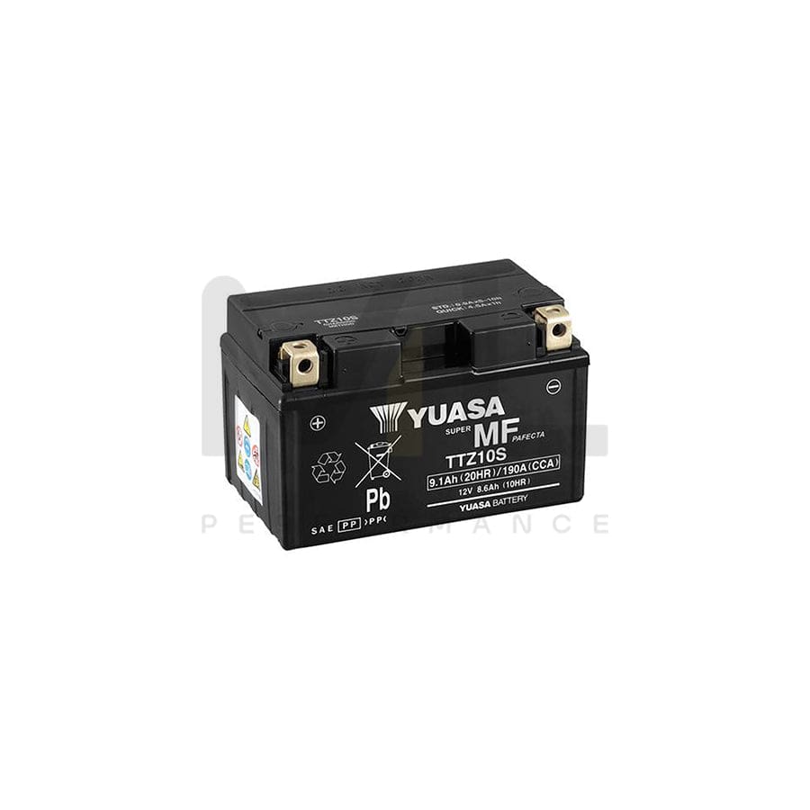 Yuasa TTZ10S 12v VRLA Motorbike & Motorcycle Battery | ML Performance UK Car Parts