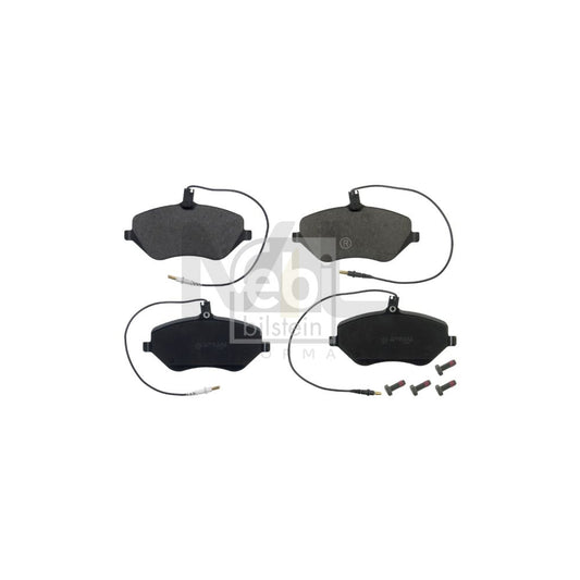 Febi Bilstein 16829 Brake Pad Set Front Axle, Incl. Wear Warning Contact, With Bolts/Screws | ML Performance Car Parts