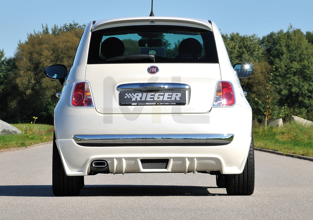 Rieger 00056068 Fiat 500 (312) Rear Diffuser 2 | ML Performance UK Car Parts