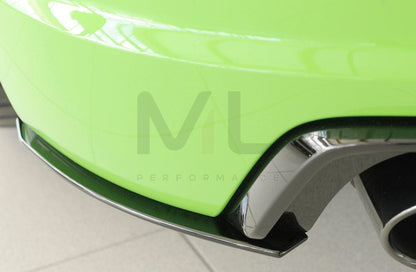 Rieger 00055173 Audi 8J 8J1-FV 8S TTRS Rear Side Splitter 2 | ML Performance UK Car Parts