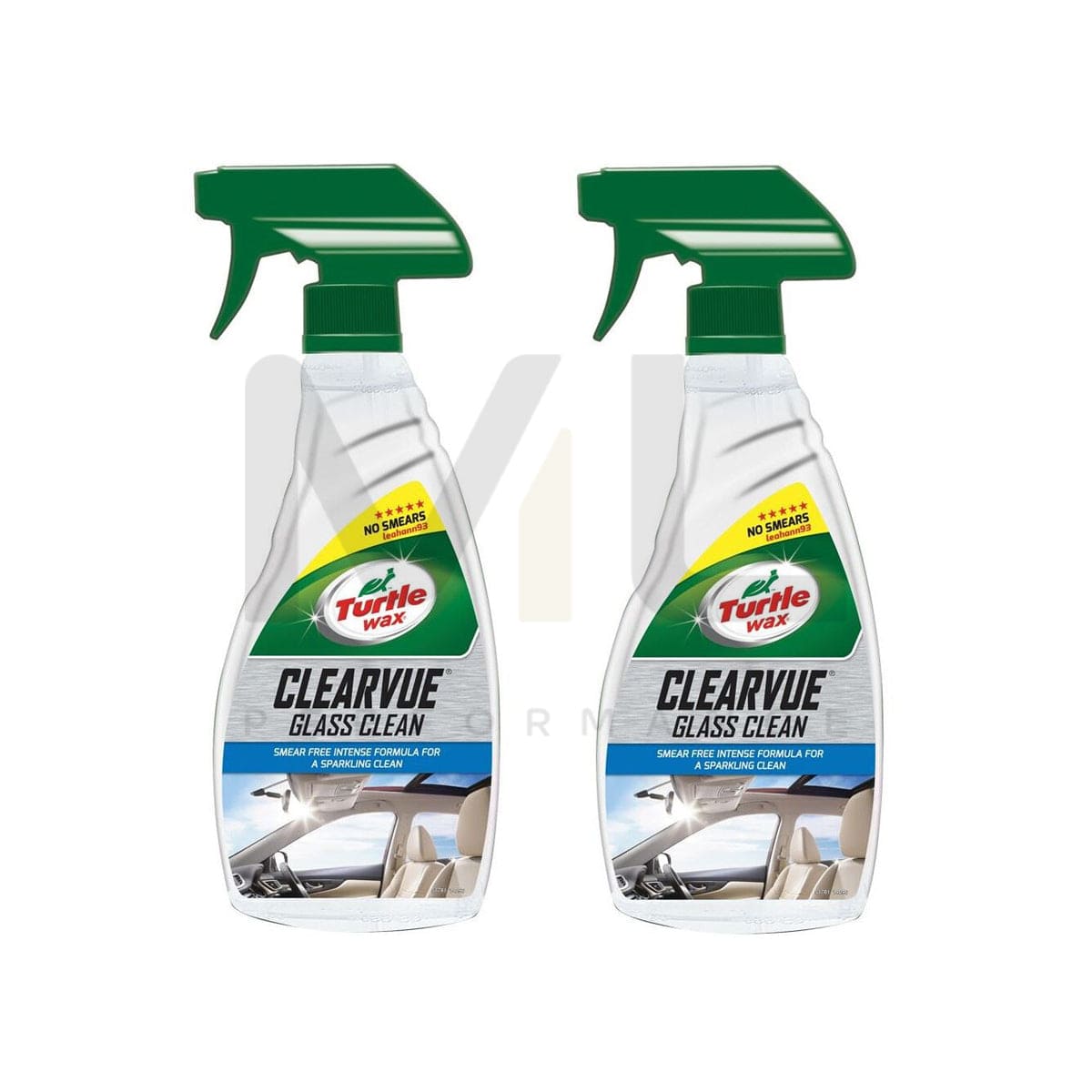 Turtle Wax Clearvue Glass Cleaner Spray 2 X 500 Ml