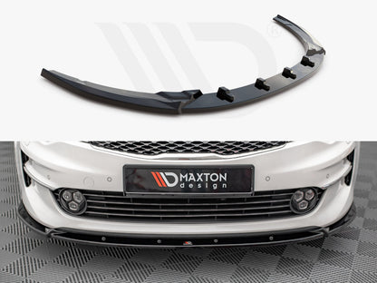 Maxton Design KI-OP-2-FD1T Front Splitter V.1 Kia Optima MK4 | ML Performance UK Car Parts