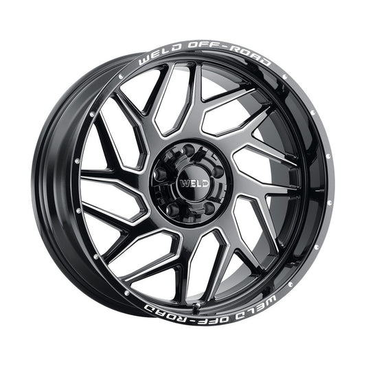 Weld W11720070475-P2 Fulcrum W117 Wheel 22x10 5x150 ET-18 BS4.75 Gloss Black MIL