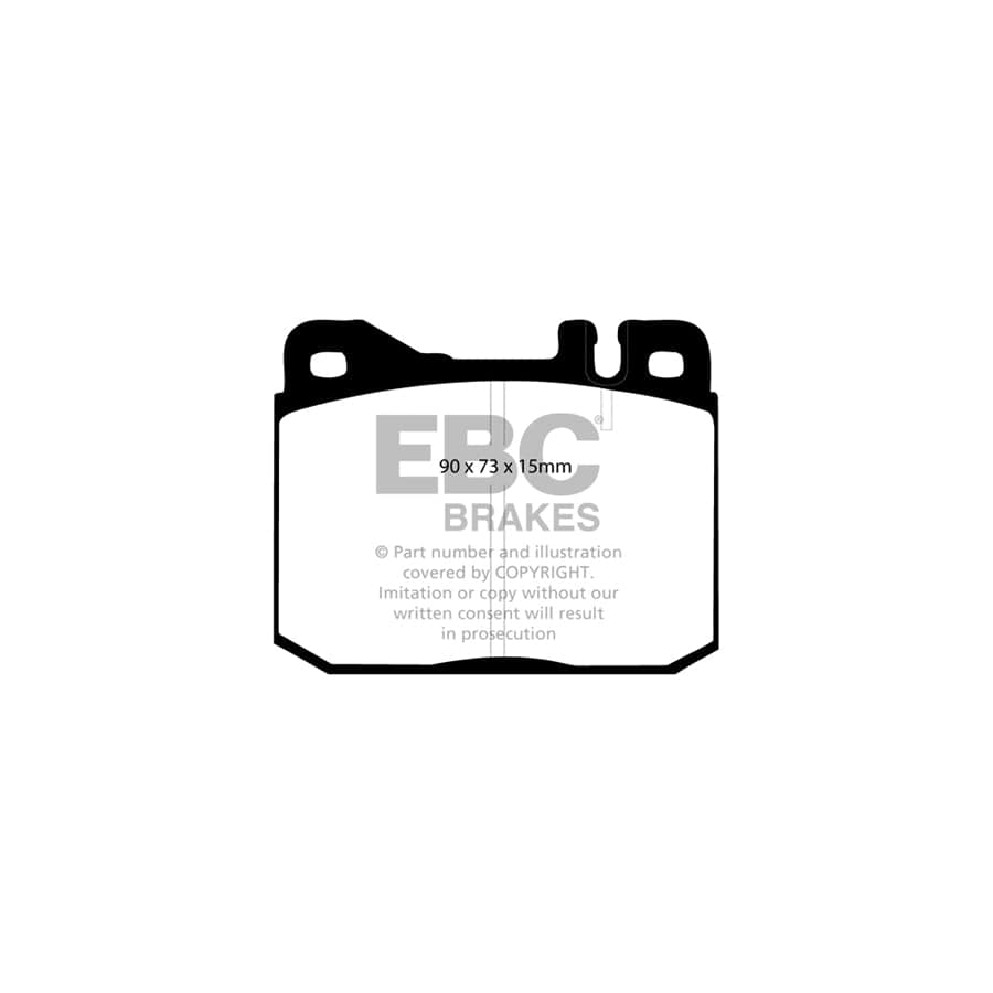 EBC PD11KF837 Mercedes-Benz W126 Greenstuff Front Brake Pad & GD Disc Kit - ATE Caliper 2 | ML Performance UK Car Parts