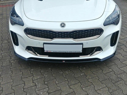 Maxton Design KI-ST-1-GT-FD1T Front Splitter V.1 Kia Stinger Gt (2017-19) | ML Performance UK Car Parts