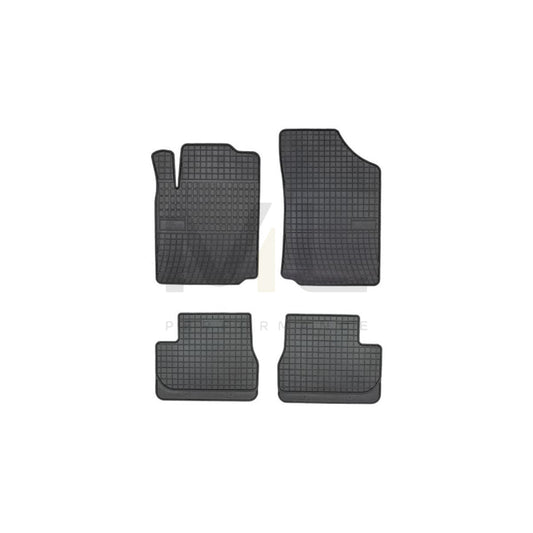 FROGUM Tailored 545972 Floor mat set Elastomer, Front and Rear, Quantity: 4, Black | ML Performance Car Parts