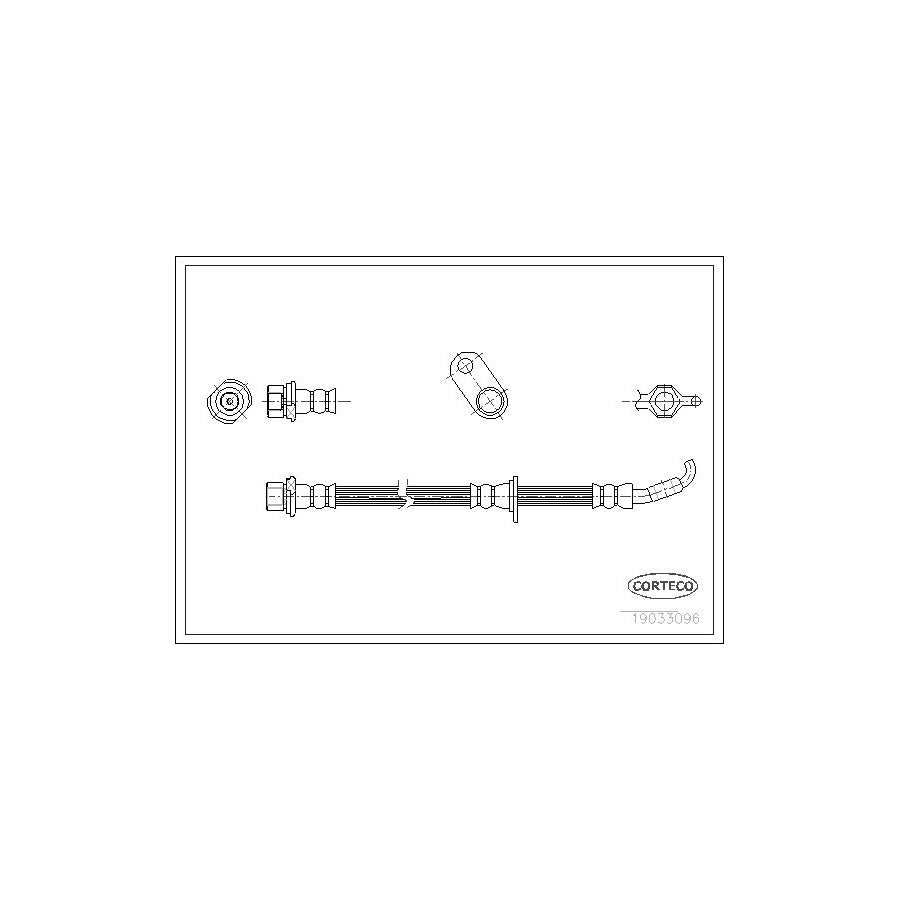 Corteco 19033096 Brake Hose | ML Performance UK