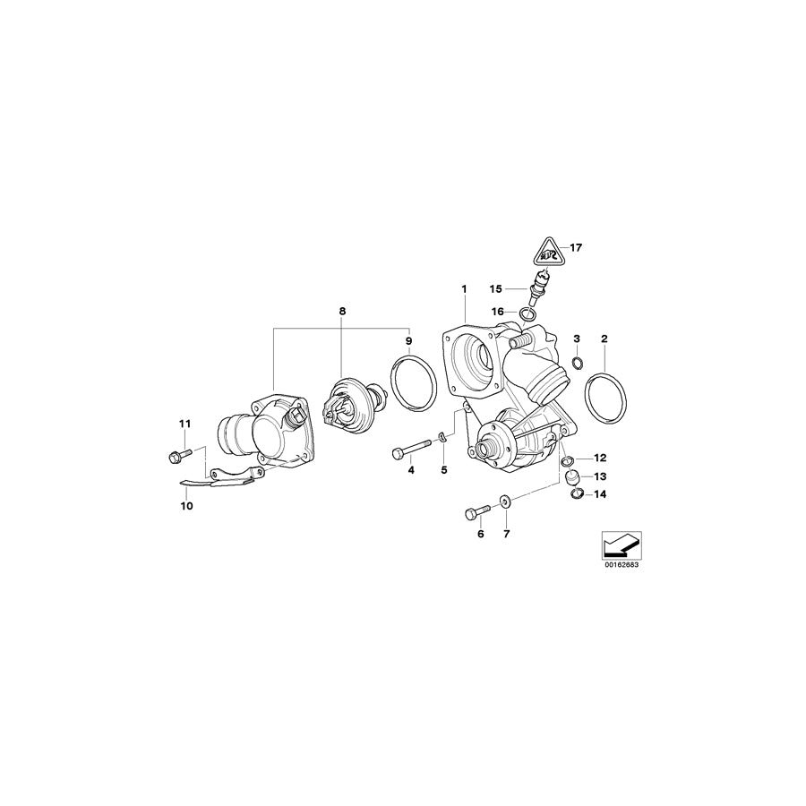 Genuine BMW 11531435517 E38 E31 Plate (Inc. 750iLP, 750iL & 750iLS) | ML Performance UK Car Parts