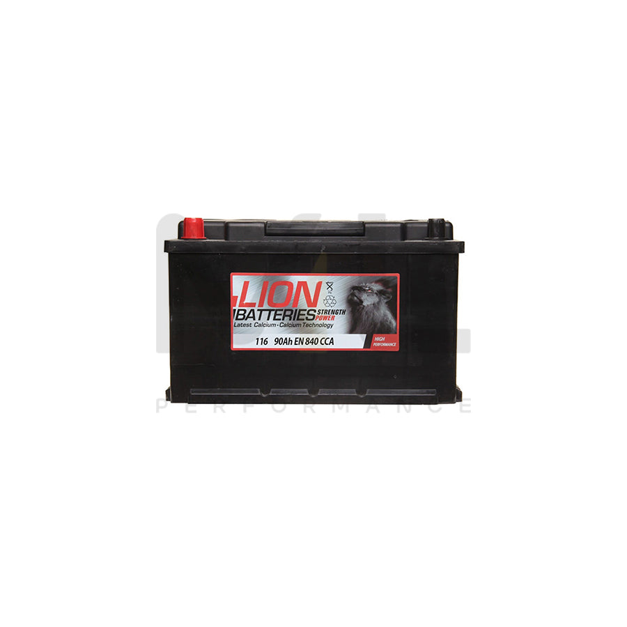 Lion 116 Car Battery - 3 Year Guarantee (American Style) | ML Performance UK Car Parts