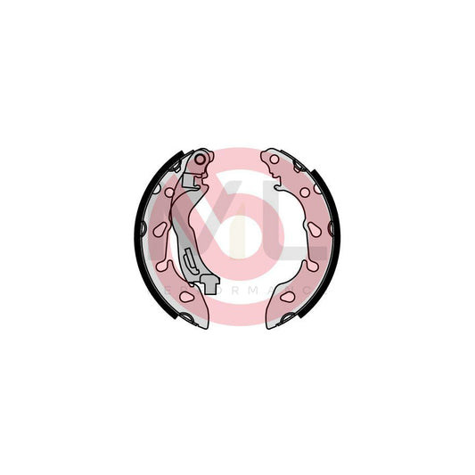 BREMBO S 24 553 Brake Shoe Set with handbrake lever | ML Performance Car Parts